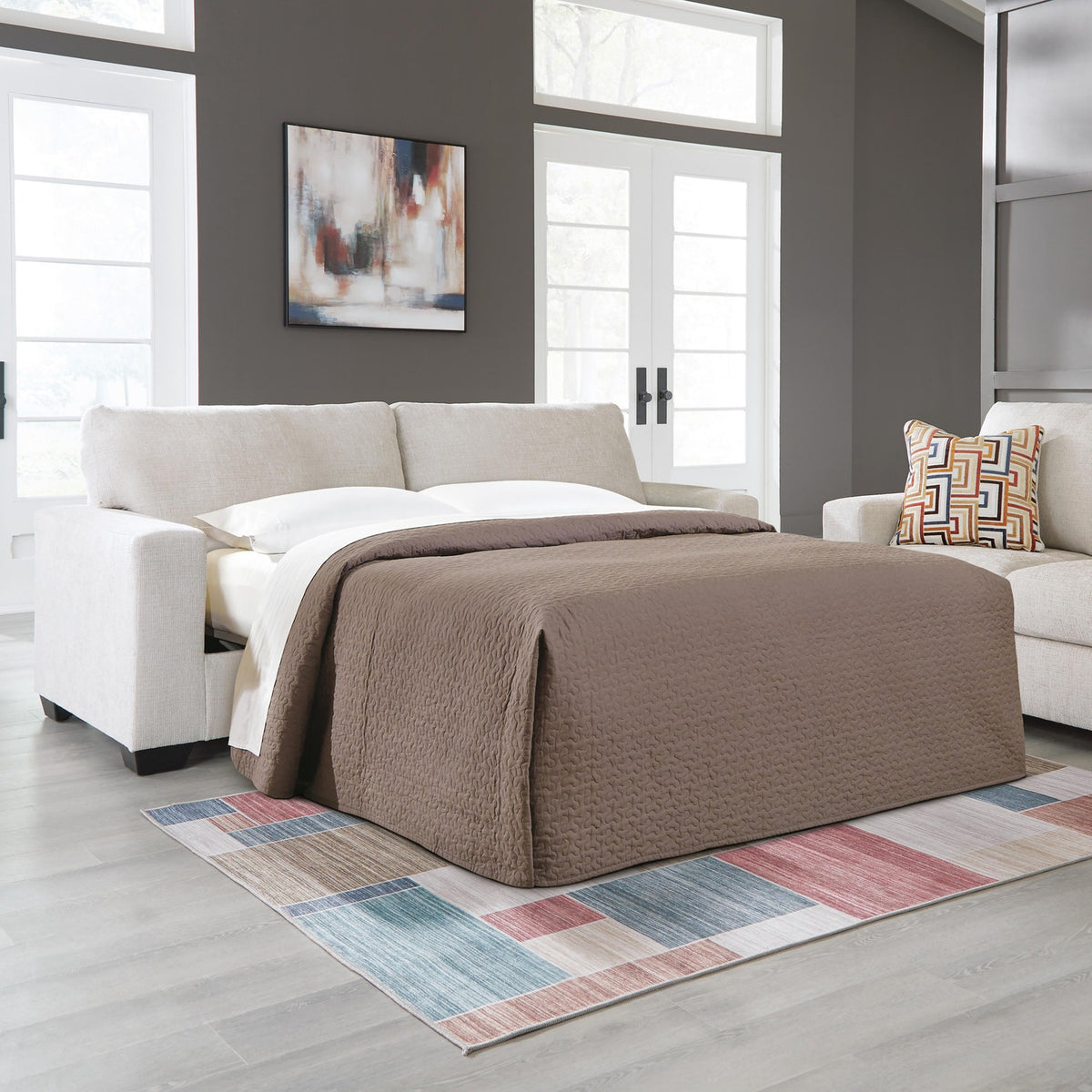 Aviemore Queen Sofa Sleeper - Stone