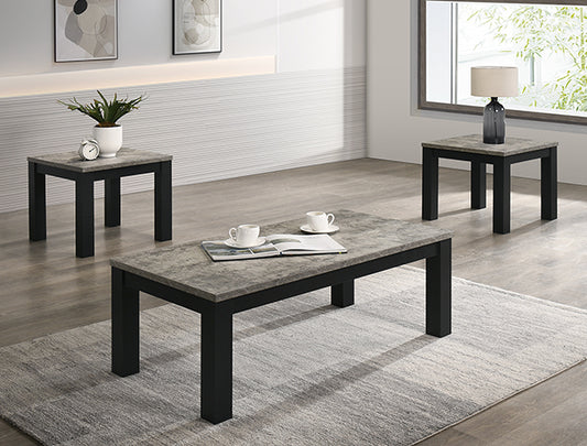 Theo Black Gray 3-Piece Cocktail Set