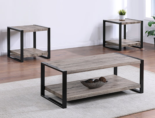 Mildred Gray Black Coffee Table