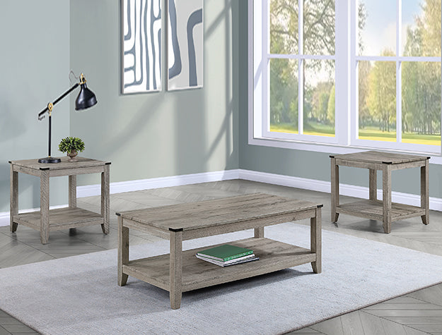 Milton Gray 3-Piece Cocktail Set