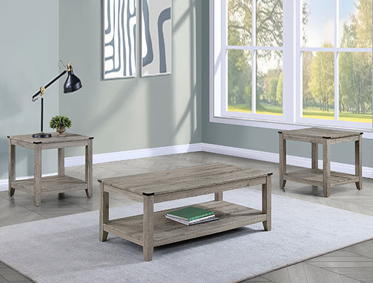 Milton Gray 3-Piece Cocktail Set