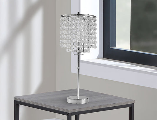 Chrome Table Lamp 19 Inch