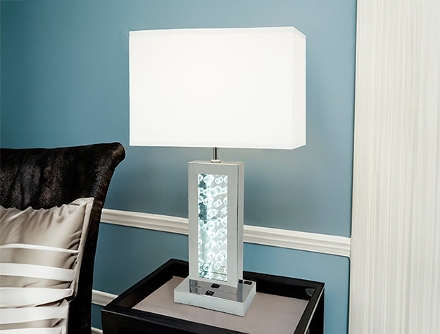 Monica Chrome LED Accent Lamp