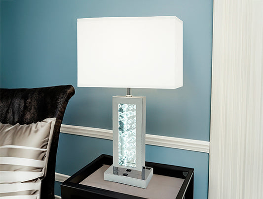 Monica Chrome LED Accent Lamp