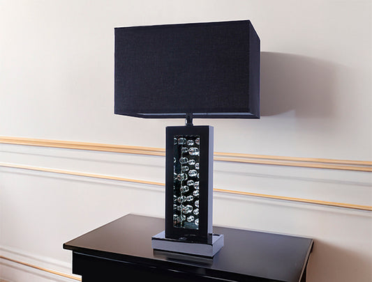 Monica Black Nickel LED Accent Lamp