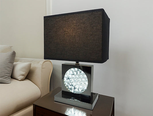 Chrome LED Accent Table Lamp