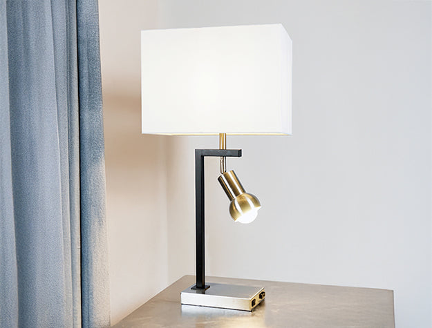 Black and White Table Lamp 6291