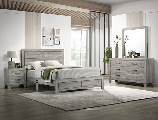 Hopkins Gray Nightstand by Crown Mark