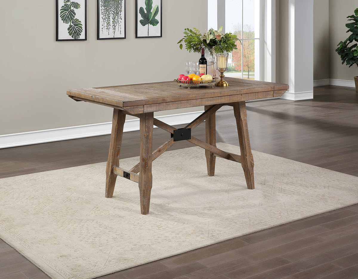 Riverdale Counter Table with 2 12-Inch Leaves